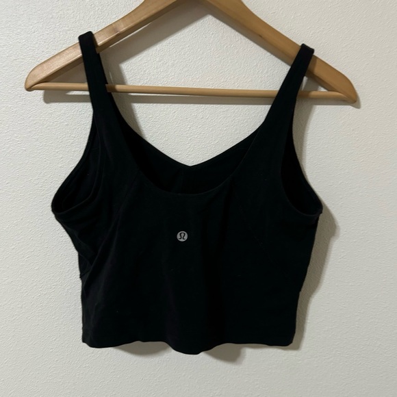 Lululemon Align Tank Black Cropped Athleisure Workout-10 - Picture 3 of 6
